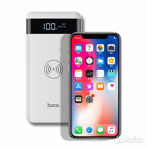 Аккумулятор С беспроводной зарядкой hoco J11 10000