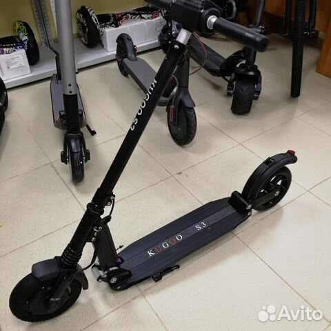 Электросамокат Kugoo S3 Черный Оригинал