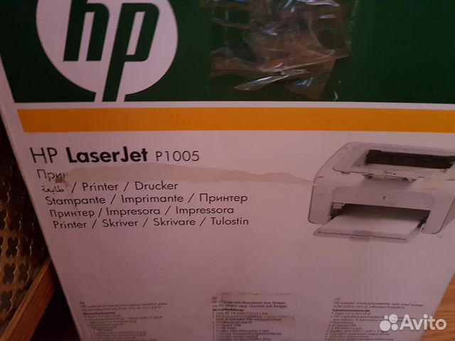 Принтер HP LaserJet P1005 + доп. картридж 35А