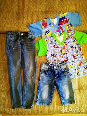 Джинсы, шорты, футболка Джинсы, шорты, футболка