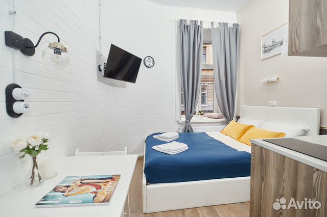 Студия, 17 м², 1/4 эт. Студия, 17 м², 1/4 эт.