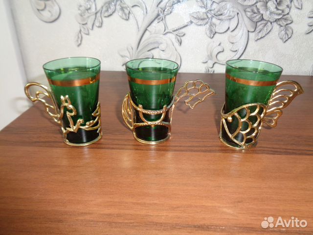 Рюмки декоративные В подстаканниках 6 штук. СССР Рюмки декоративные В подстаканниках 6 штук. СССР