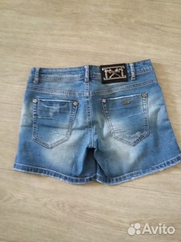 Джинсовые шорты Philipp Plein