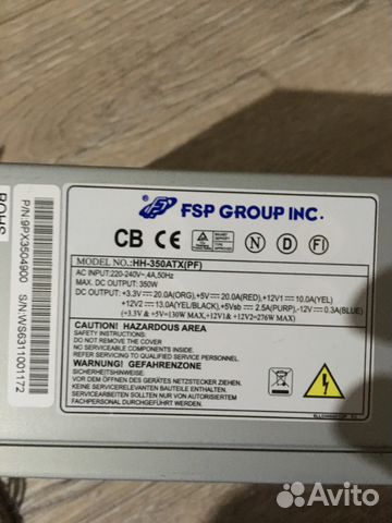 Fsp hh 350atx pf схема