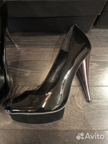 Туфли Carvela Италия чёрный лак Туфли Carvela Италия чёрный лак