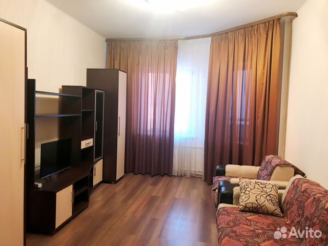 

1-к. квартира, 42 м², 2 кровати