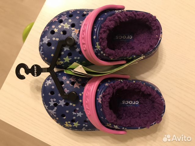 Новые Сабо Crocs утепленные C7