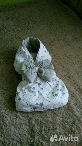 Конверт на выписку новорожденного