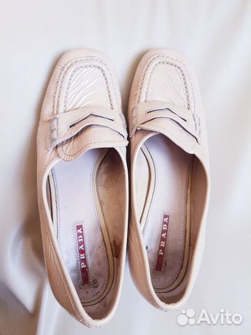 Туфли итальянские prada оригинал лофферы