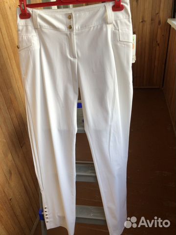 Брюки летние,белые.Турция. Р.48