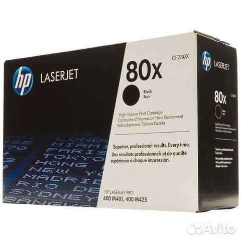 Оригинальный картридж HP CF280X. Новый Оригинальный картридж HP CF280X. Новый