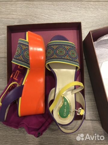 Босоножки Etro новые 38р Босоножки Etro новые 38р