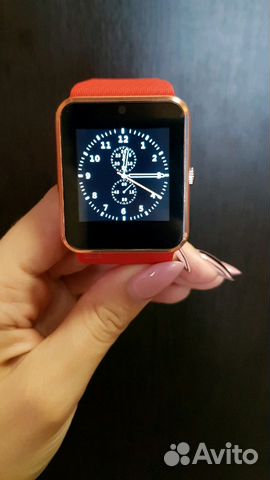 Умные часы красные Smart watch
