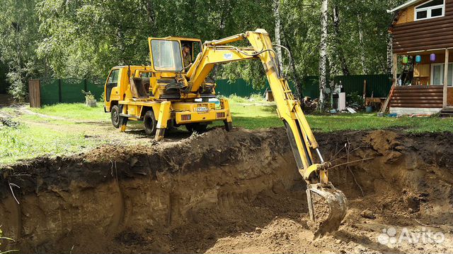 Септик под ключ, доставка сыпучих материалов