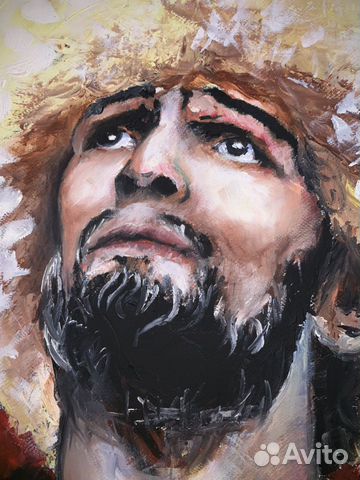 Картина маслом «Хабиб Нурмагомедов»