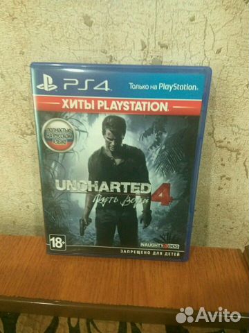 Uncharted4 диск ps4 новый возможно обмен