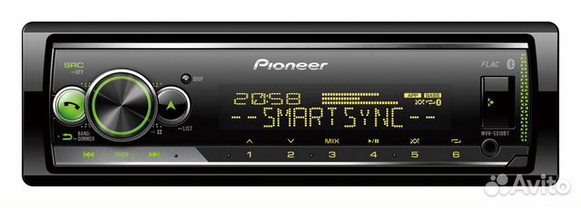 Автомагнитола Pioneer MVH-S510BT новая