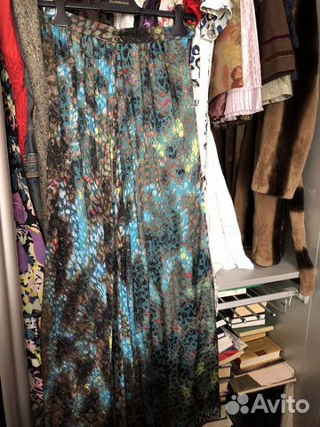 Юбка шелковая