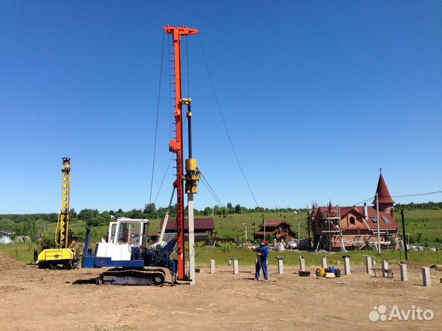 Фундамент на железобетонных жб сваях