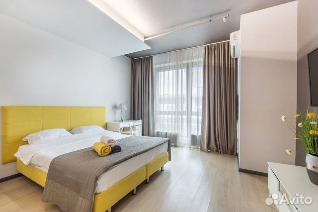 

Квартира-студия, 35 м², 1 кровать