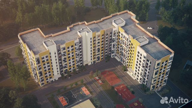 1-к квартира, 45.5 м², 2/10 эт. 1-к квартира, 45.5 м², 2/10 эт.
