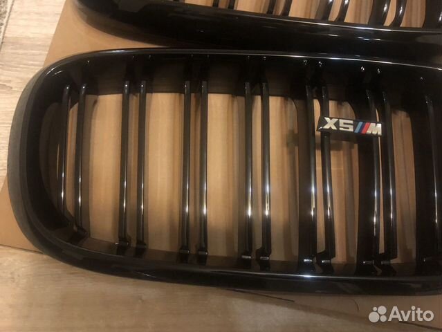 Ноздри BMW X5 X6 F15 F16 F85 F86 чёрные двойные