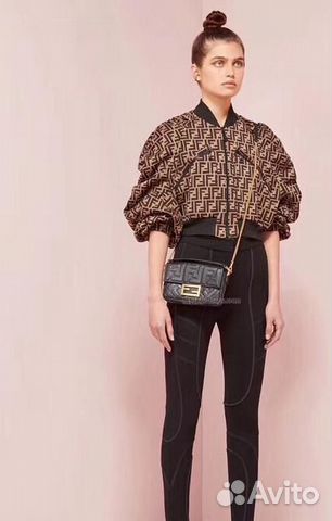 Сумка Fendi baguette Mini Фенди клатч с ремнем Сумка Fendi baguette Mini Фенди клатч с ремнем