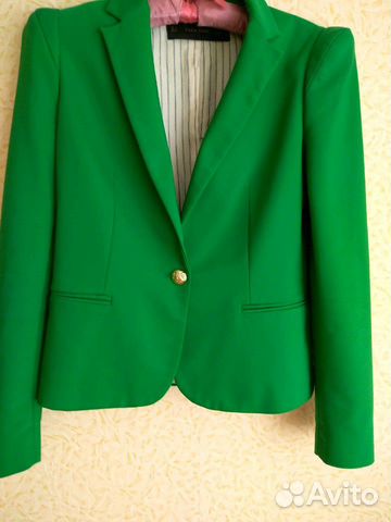 Пиджак зеленый Zara, разм.S Пиджак зеленый Zara, разм.S