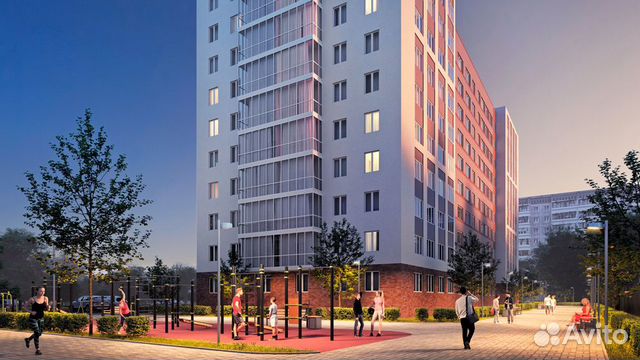 1-к квартира, 37.5 м², 9/10 эт. 1-к квартира, 37.5 м², 9/10 эт.