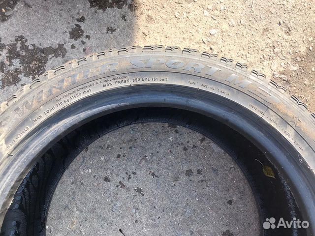 Зимние шины 245/45/18 Dunlop wintersport m3