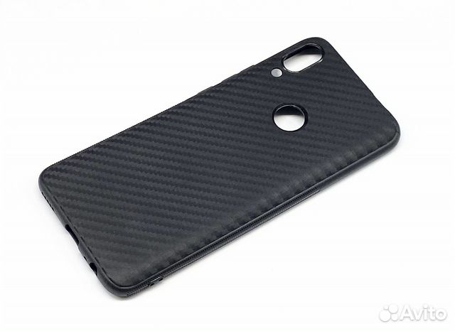 Чехол Huawei P Smart Z Карбон Черный Силиконовый