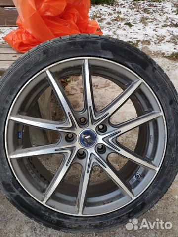 AMF Weds leonis navia 01 R18 7.5 + dunlop sport AMF Weds leonis navia 01 R18 7.5 + dunlop sport