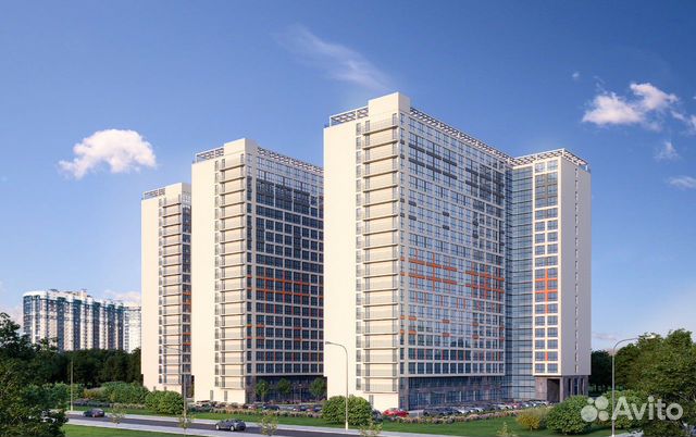 Студия, 21.9 м², 19/20 эт. Студия, 21.9 м², 19/20 эт.