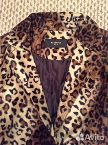 Пальто reserved леопардовое