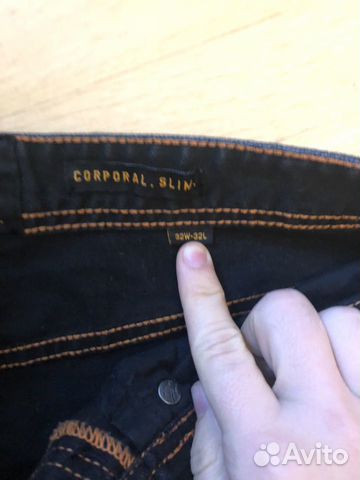 Чёрные джины Super dry Чёрные джины Super dry