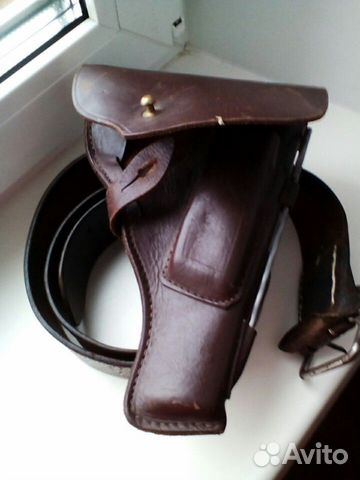 Кобура пистолета тт в сборе с ремнем 1940- 1950г