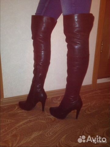Сапоги женские кожаные 37 размер Сапоги женские кожаные 37 размер