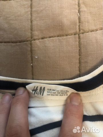 Футболка с длинным рукавом H&M
