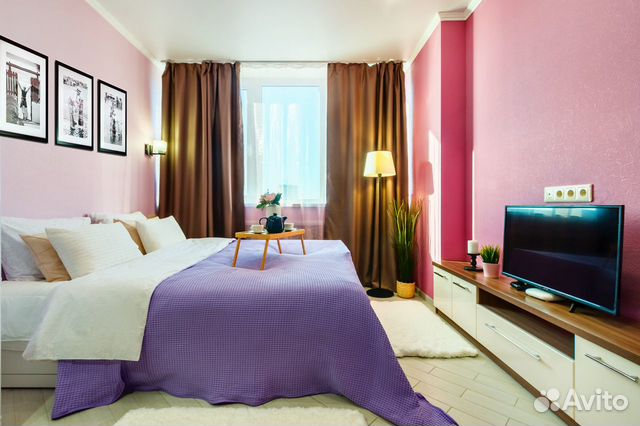 

Квартира-студия, 33 м², 2 кровати
