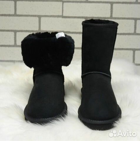UGG Classic Short Black черные новые классика угги UGG Classic Short Black черные новые классика угги