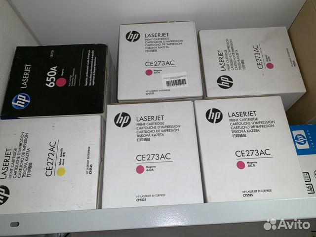 Оригинальные картриджи Hewlett Packard