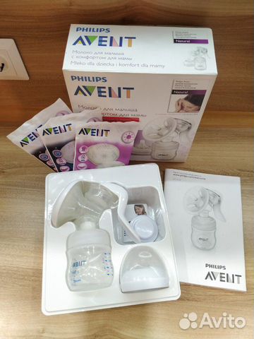 Молокоотсос Avent Natural ручной Молокоотсос Avent Natural ручной