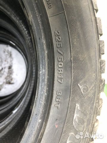 4 шины Dunlop 225/50/17 4 шины Dunlop 225/50/17
