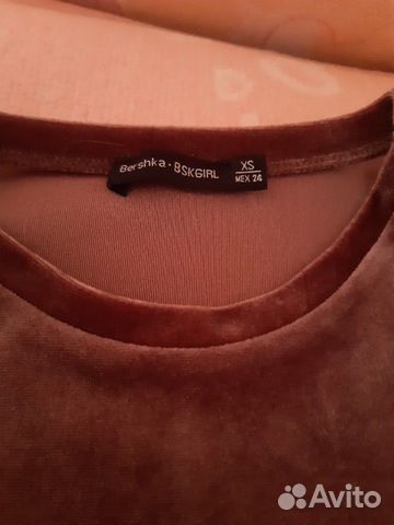 Бархатное платье из Bershka