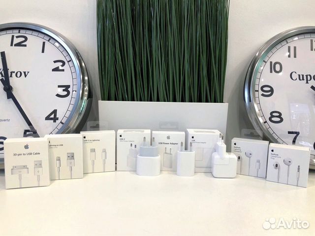 Оригинальные аксессуары Apple кабели и наушники