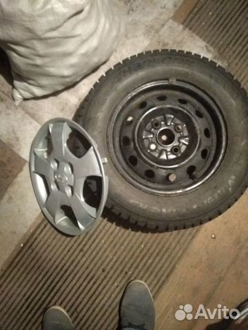 Колеса на Hyndai Accent 5,5x13 ET45 hankook Колеса на Hyndai Accent 5,5x13 ET45 hankook