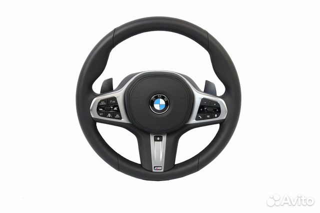 М руль BMW X5 G05 лепестки обогрев