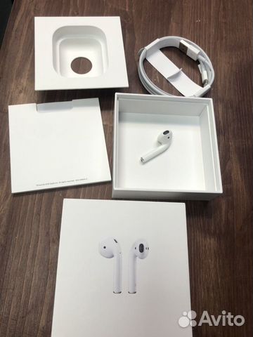 Наушники AirPods 2 левый/правый/зарядный бокс Наушники AirPods 2 левый/правый/зарядный бокс