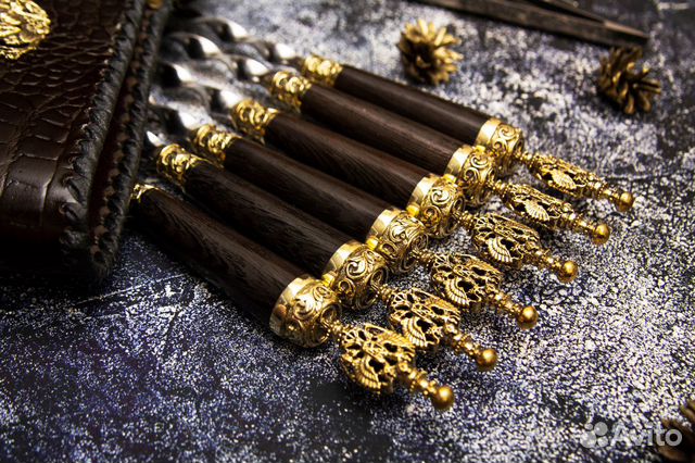 Шампуры. Бокалы. Стопки. Ручная работа