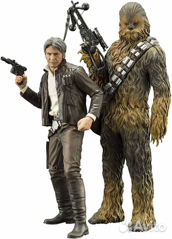 Фигурка Star Wars Han Solo & Chewbacca Kotobukiya Фигурка Star Wars Han Solo & Chewbacca Kotobukiya